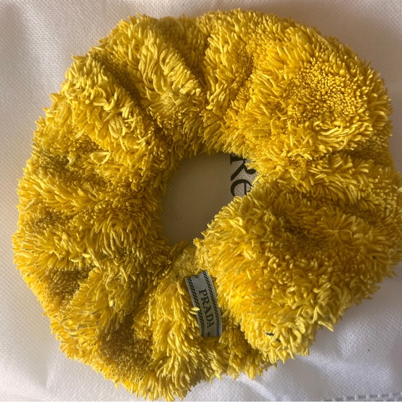 Yellow Large Scrunchie - Picture 3 of 5